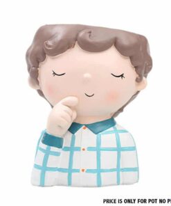 CUTE BOY RESIN POT Code-Resin-7W3