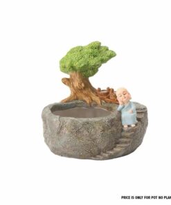 MINI BONSAI RESIN POT (Code-Resin-6N4)