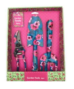 Floral Garden Tools Set Gift Box